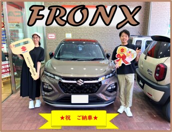 ★フロンクス　ご納車させて頂きました★